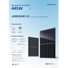 JAM54D40 420/MB Svart ram N-typ dubbelglas bifacial PV-modul 420W