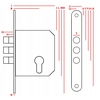 JANIA BOLT RECORDS DOOR LOCK ZW/50 22