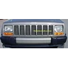 Jeep Cherokee — Chrome Strips Grill Chrome Dummy Bufer Tuning