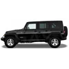 JEEP WRANGLER - CHROME juostos ant dekoratyvinių chromuotų šoninių durų