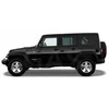 JEEP WRANGLER - Listwy CHROM na drzwi boczne dekoracyjne chromowane