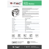 Kaasaskantav energiasalvesti 1000W/46.9Ah/22.4V V-TAC