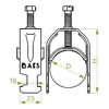 Kabelio laikiklis UK1/UKO1/22-28 E90