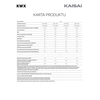 KAISAI FLY 3,5kW Seina konditsioneer KWX-12HRGI/HRGO