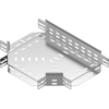 Kanal-T-Stück TKJ100H60, Blechdicke 1,0mm