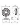 Kanlux asztali ventilátor Vento-15B