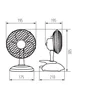 Kanlux galda ventilators Vento-15GR