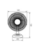 Kanlux stalinis ventiliatorius Vento-30B
