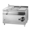 Kantelbare koekenpan, elektrisch, capaciteit 120l, 18 kW, bodem Inox, EBS120.912 Inox | Gastrometaal