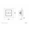 KARLIK Двойно USB зарядно 2x USB-A, 15,5W MAX., 5V, 3,1A, без поле за описание Цвят: Матово сив