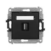 KARLIK USB букса AA 2.0 Цвят: Черен мат