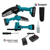 KEEPER KP6 SIERRA CORTADOR INALÁMBRICO CADENA PUNMER INTERRUPTOR DE RAMA DE MADERA