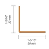 KERDI BOARD-ZW Angle profile Stainless steel 30x30mm, Length: 2.5m
