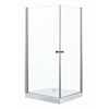 KERRA MADRID square shower cabin 80 cm with an acrylic shower tray