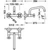 Keukenkraan Tres Classic chroom 24221501