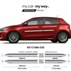 Kia Rio IV HB - Listwy CHROM Boczne Drzwi Ochronne