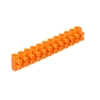 Klemmenblock mit Gewinde aus thermoplastischem Kunststoff LTF12-6.0 orange, STANDARD