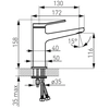 Klik-klak armatura za umivalnik Fdesign Seppia krom FD1-SPA-2-11