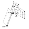 Kludi Balance staande wastafelkraan wit/chroom 520269175