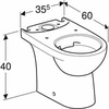 Kompaktne tualettpott Nova pro premium ovaalne M33226000