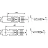 Komplet gniazdo-wtyk MC4 MC-PV-KBT_KST4/6X-UR_KPL