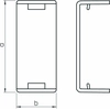 Kontaktabdeckung Typ WDK HS10020RW