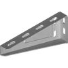 Konzola 200mm iz pocinkanega jekla 210x73mm za pritrditev kovinske kabelske kanalete na steno