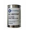 Korrosionsbeskyttende maling BC Vinycoat lysegrå halvmat RAL 7035 0,75 L