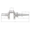 Krukas Rato-motor R670 eenheid AG10E-3F 13300-Z120120-0000