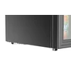 Kühlschrank mit Glastüren 46L 435x480x520 Farbe.Schwarz