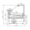 Külmkapp CARMEN WCh-8 | Mõõdud 2000x1170x1260 mm