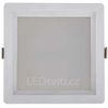 Квадратна LED лампа за баня LEDsviti 20W топло бяло (918)