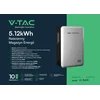 LAGE SPANNING ENERGIE-OPSLAG VT-48100-W2 BATTERIJ LIFEPO4 5kWh V-TAC VESTWOODS