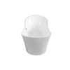 Laisvai pastatoma Besco Amber vonia 170 su sifono dangteliu su baltu perpildymu - PAPILDOMAI 5% NUOLAIDA KODUI BESCO5