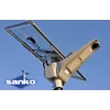 Lampă stradală solară LED SANKO SN-60 (LED 60W 10800lm panou cu două fețe 120W LiFePO4 42Ah)