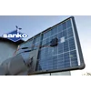 Lâmpada de rua solar LED SANKO SN-50 (LED 50W 9000lm, painel dupla face 100W LiFePO4 30Ah)