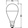 Lampadina LED VALORE CLP60 7W/827 230VFR E14 806lm FS1 OSRAM