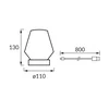 Lampka stołowa SMD LED ABI LED CRYSTAL WW CW