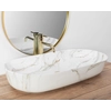 Lavabo à poser Rea Cleo 81 aiax brillant - en plus 5% REMISE sur le code REA5