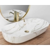 Lavabo à poser Rea Cleo 81 aiax brillant - en plus 5% REMISE sur le code REA5