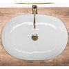 Lavabo da appoggio Rea Cleo 61 Bordo Oro - Sconto aggiuntivo del 5% con il codice REA5