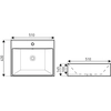 Lavabo sobre encimera Kerra KR 702