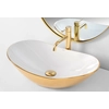 Lavabo sobre encimera Rea Royal 60 White Gold - descuento adicional 5% con código REA5