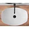 Lavabo sobre encimera Rea Tango blanco