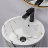 Lavabo sur pied Rea Blanka Marble Marble Matt - 5% RÉDUCTION supplémentaire avec le code REA5