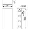 LCTW100H50MC Connecteur interne profilé en C