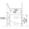 LCWR100H50MC Channel connector