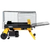 LEADER HRH4T HORIZONTAL HYDRAULIC ELECTRIC WOOD SPLITTER 4 TONS - EWIMAX -