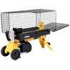 LEADER HRH4T HORIZONTAL HYDRAULIC ELECTRIC WOOD SPLITTER 4 TONS - EWIMAX -