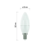 LED bulb Classic Candle 6W E14 cold white